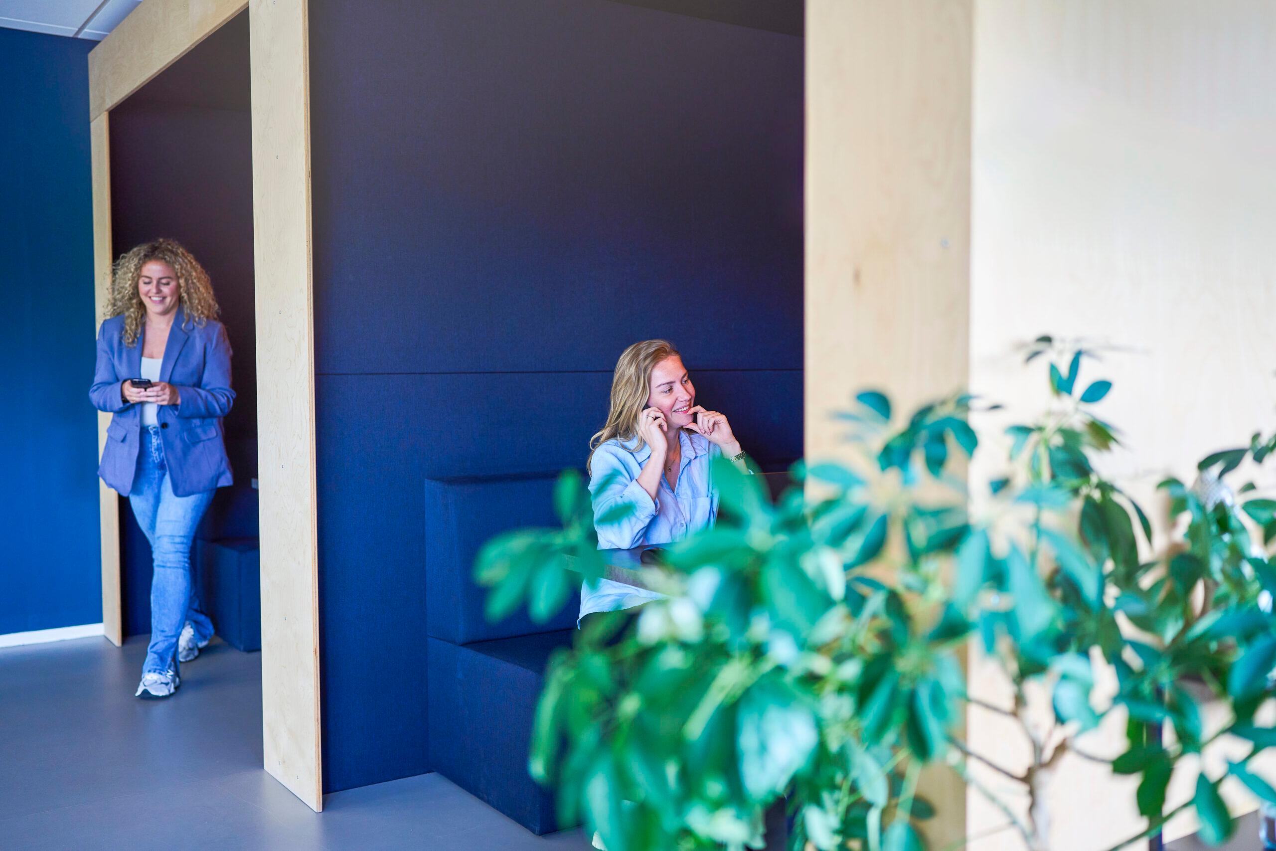 Talentcoaches van Work-on aan het werk